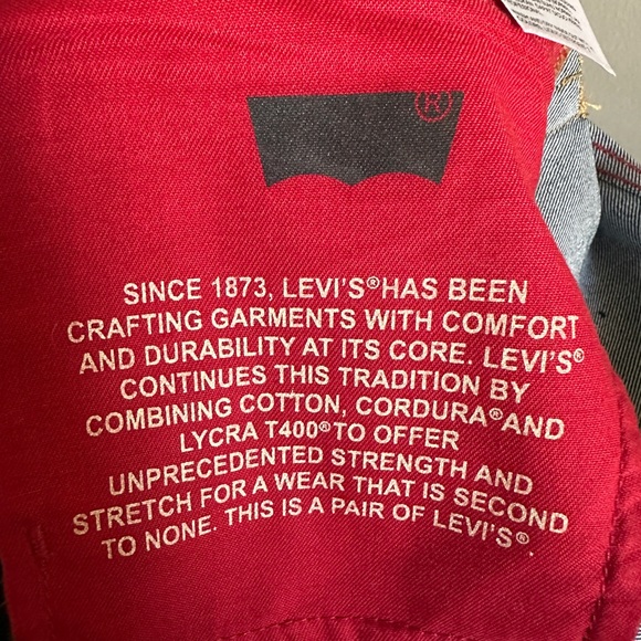 LEVI'S SKATEBOARDING 504 REGULAR STRAIGHT FIT JEAN - Men’s 33x32 - Picture 7 of 7